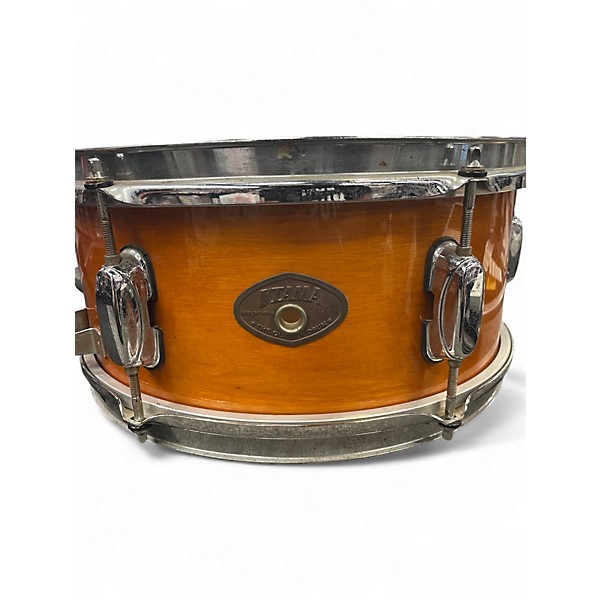 Used TAMA 13X5.5 Rockstar Series Snare Trans Orange Drum