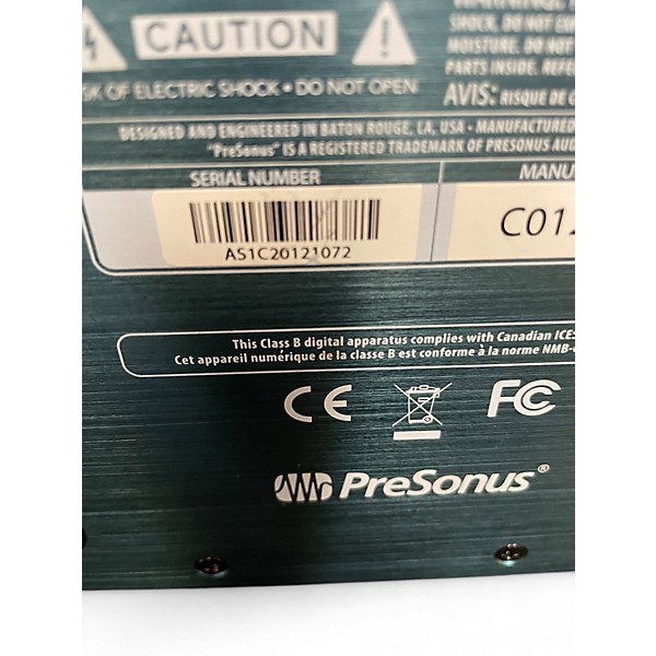 Used PreSonus AUDIOBOX ITWO Audio Interface