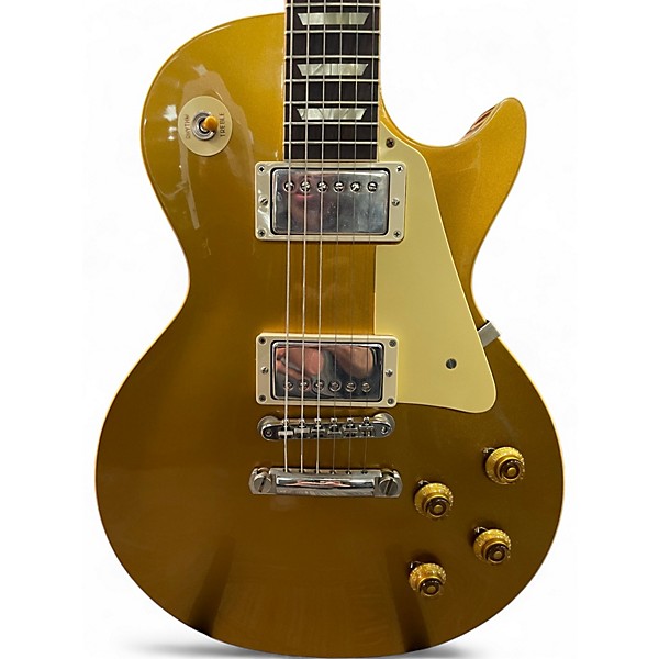 Used Gibson 1957 Reissue Les Paul Gold Solid Body Electric Guitar