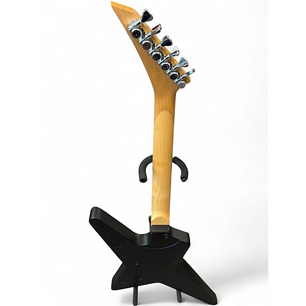 Used Jackson Gus G. Star JS32 BLACK WITH WHITE PINSTRIPES Solid Body Electric Guitar