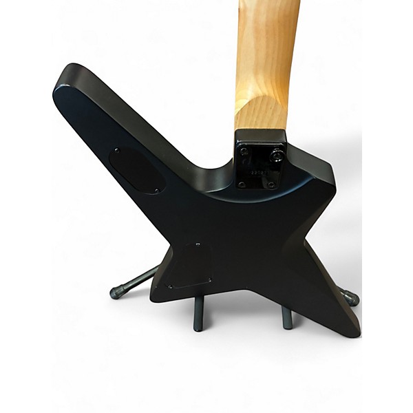 Used Jackson Gus G. Star JS32 BLACK WITH WHITE PINSTRIPES Solid Body Electric Guitar