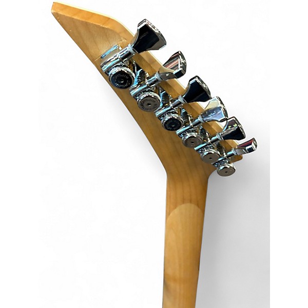 Used Jackson Gus G. Star JS32 BLACK WITH WHITE PINSTRIPES Solid Body Electric Guitar