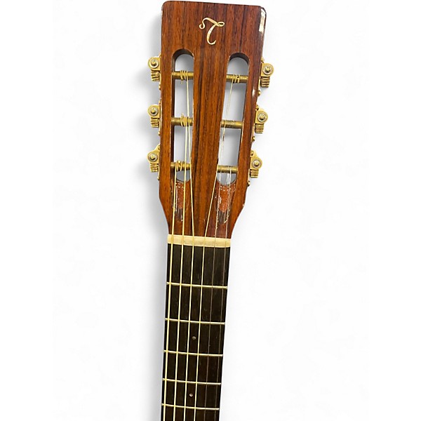 Used Takamine EF740FS-TT Natural Acoustic Electric Guitar