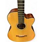 Used Takamine EF740FS-TT Natural Acoustic Electric Guitar