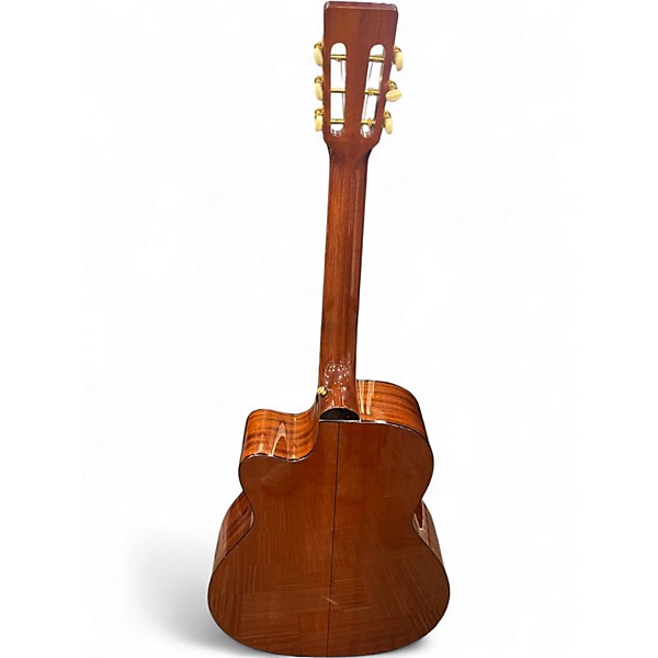 Used Takamine EF740FS-TT Natural Acoustic Electric Guitar