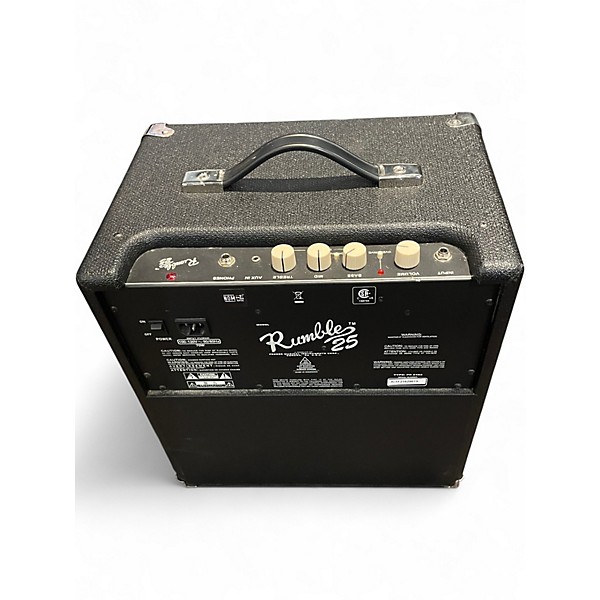 Used Fender Rumble 25 25W 1x8 Bass Combo Amp
