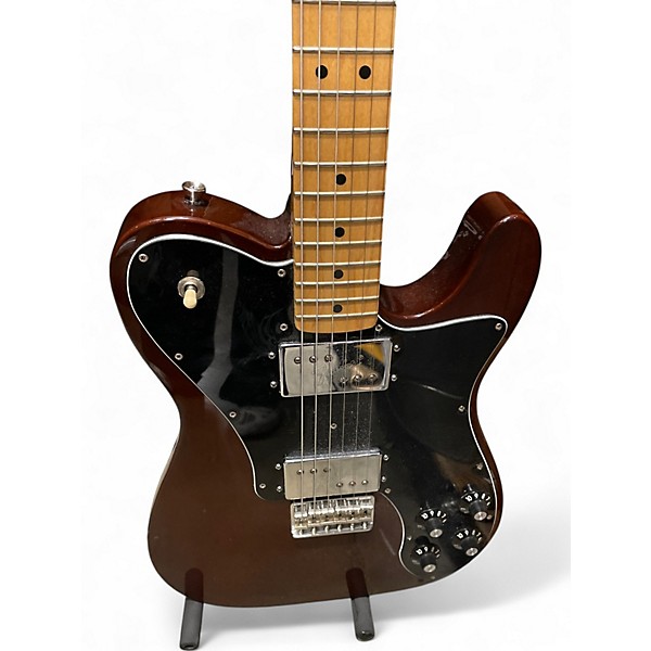 Used Fender Deluxe Telecaster walnut Solid Body Electric Guitar