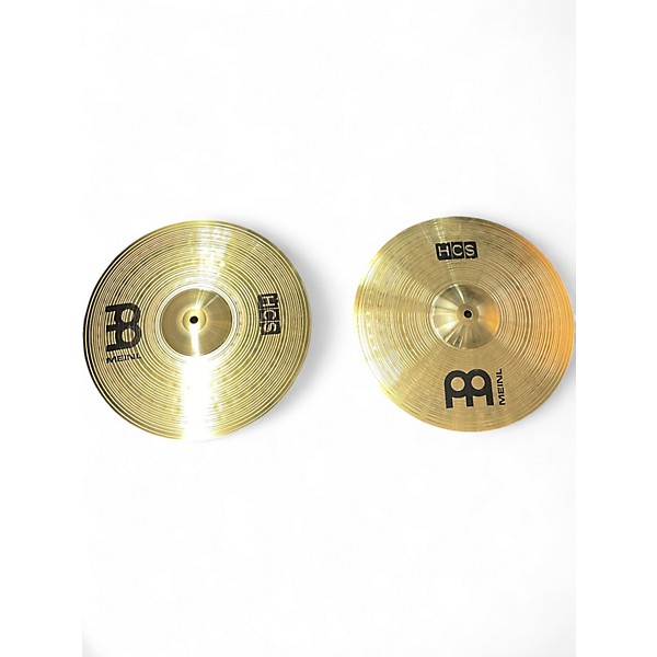 Used MEINL 14in HCS Hi Hat Pair Cymbal