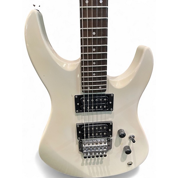 Used Yamaha RGX 220 white Solid Body Electric Guitar