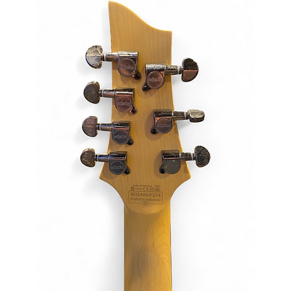 Used Schecter Guitar Research Demon 7 String Vintage White Solid Body Electric Guitar