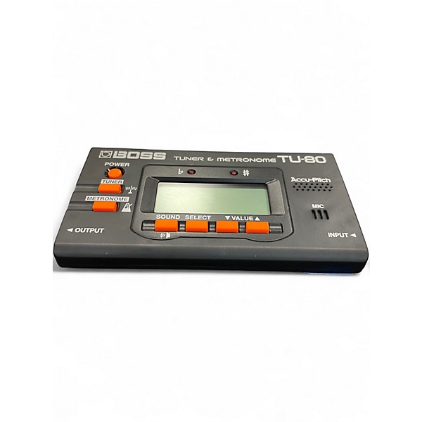 Used BOSS TU80 Tuner and Metronome Tuner Metronome