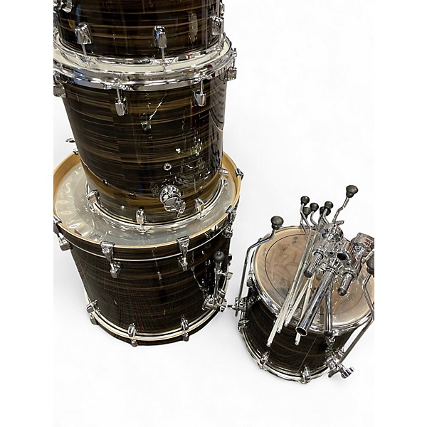 Used ddrum 7 Piece DOMINION BIRCH OLIVE METALLIC Drum Kit