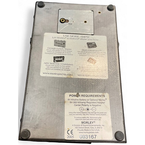 Used Morley CLASSIC WAH Effect Pedal