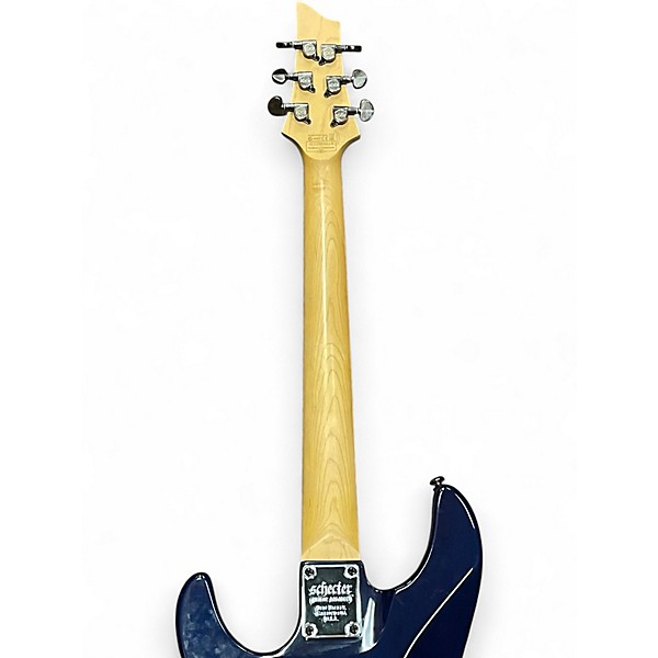 Used Schecter Guitar Research Omen Extreme 6 Ocean Blue Burst Solid Body Electric Guitar