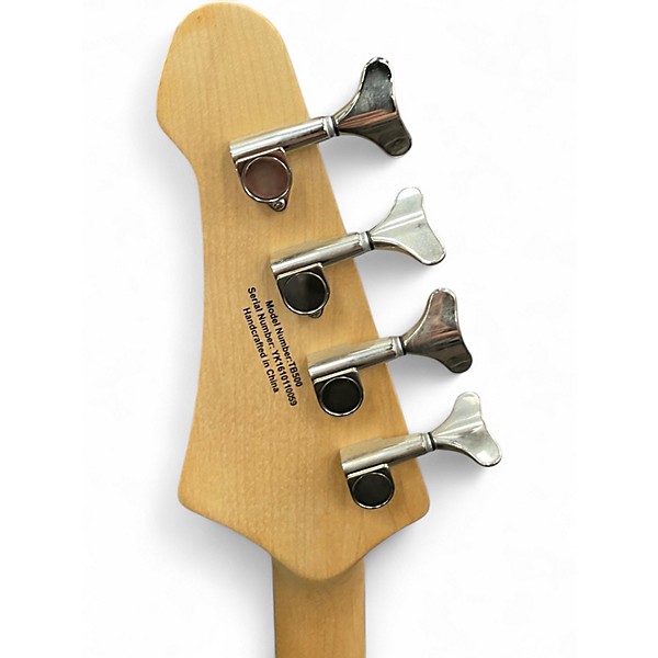 Used Mitchell TB500 Trans Purple Electric Bass Guitar