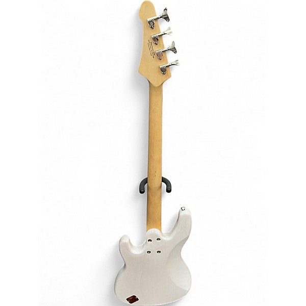 Used Mitchell TB500 Trans Purple Electric Bass Guitar