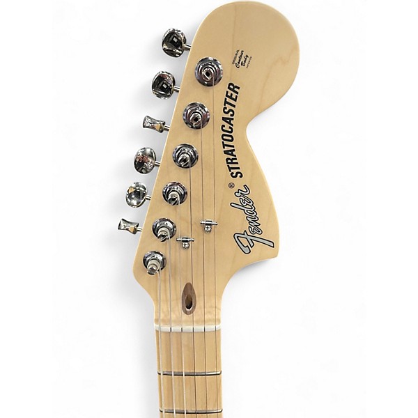 Used Fender American Performer Stratocaster HSS Black Solid Body Electric Guitar