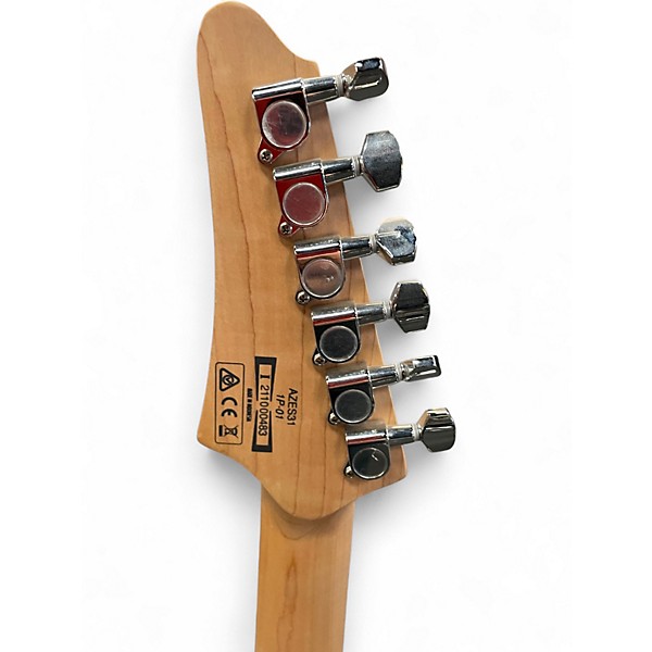 Used Ibanez AZES31 Cream Solid Body Electric Guitar