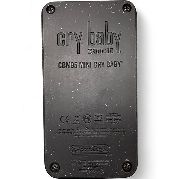 Used Dunlop CBM95 Cry Baby Mini Wah Effect Pedal