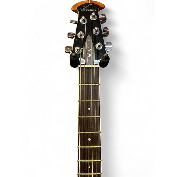 Used 2000s Ovation 1771LX Black Acoustic Electric Guitar