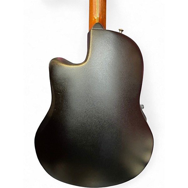 Used 2000s Ovation 1771LX Black Acoustic Electric Guitar