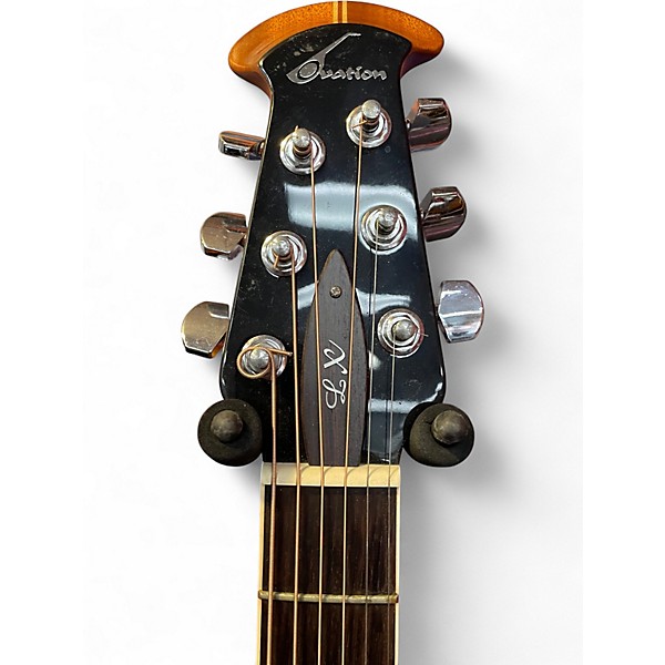 Used 2000s Ovation 1771LX Black Acoustic Electric Guitar