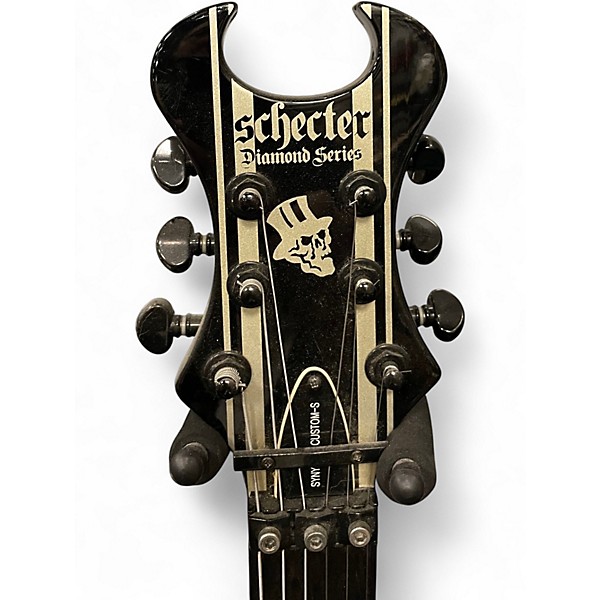 Used Schecter Guitar Research Synyster Gates Signature Custom S Black Solid Body Electric Guitar