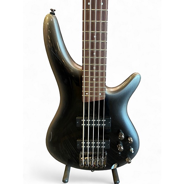 Used Ibanez SR305 5 String Midnight Gray Burst Electric Bass Guitar