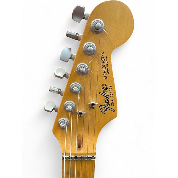 Vintage 1989 Fender STRATOCASTER PLUS BLACK Solid Body Electric Guitar