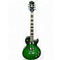 Used Grote Single Cut w Slash PU & Locking Tuners GREEN Solid Body Electric Guitar thumbnail