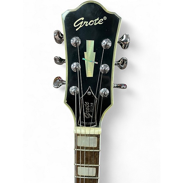 Used Grote Single Cut w Slash PU & Locking Tuners GREEN Solid Body Electric Guitar