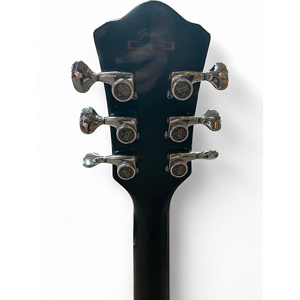 Used Grote Single Cut w Slash PU & Locking Tuners GREEN Solid Body Electric Guitar