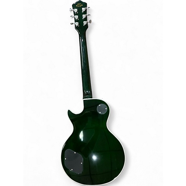 Used Grote Single Cut w Slash PU & Locking Tuners GREEN Solid Body Electric Guitar