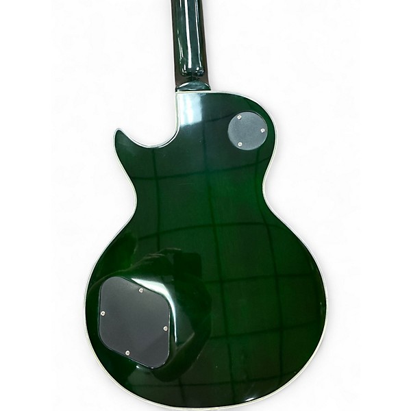 Used Grote Single Cut w Slash PU & Locking Tuners GREEN Solid Body Electric Guitar