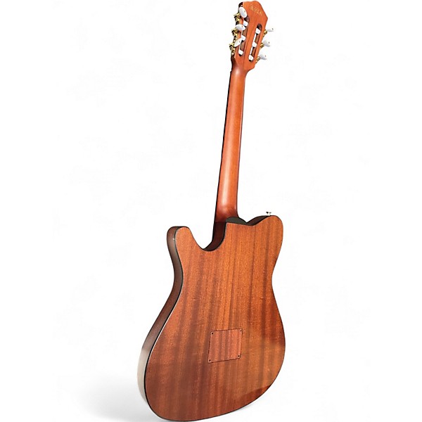 Used Ibanez frh10n Ice Blue Metallic Classical Acoustic Electric Guitar