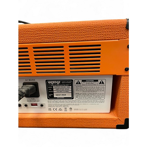 Used Orange Amplifiers SUPER CRUSH 100 Solid State Guitar Amp Head