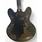 Used Epiphone Sheraton Black Hollow Body Electric Guitar