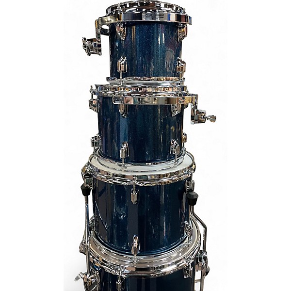 Used TAMA 7 Piece Superstar Classic indigo sparkle Drum Kit