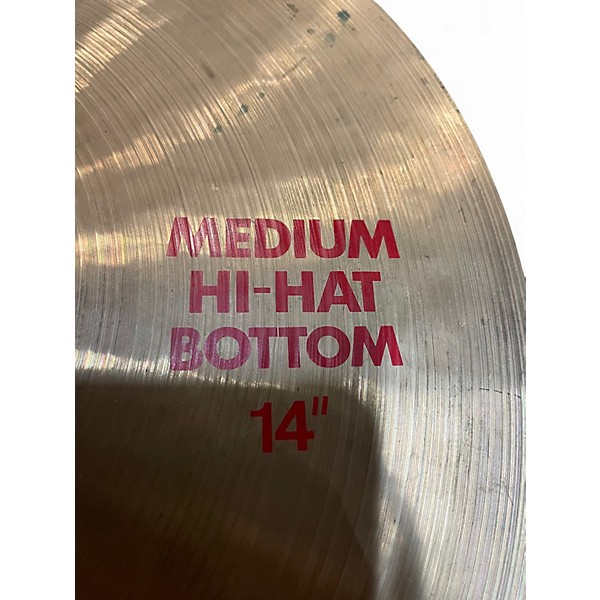 Used Paiste 14in 2002 Medium Hi Hat Bottom Cymbal