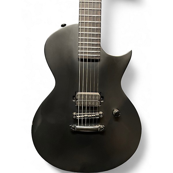 Used ESP LTD EC-Black Metal Satin Black Solid Body Electric Guitar