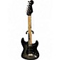 Used Fender American QMT Strat HSS Pale Moon Trans Black Trans Black Solid Body Electric Guitar thumbnail
