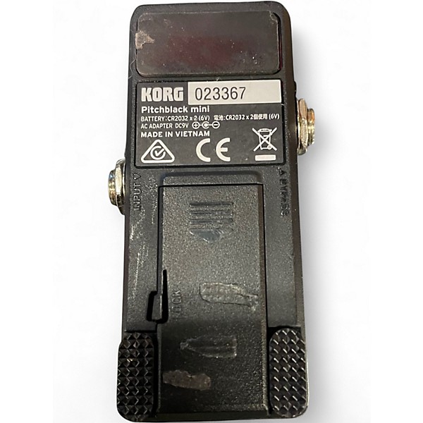 Used KORG PITCHBLACK MINI Tuner Pedal