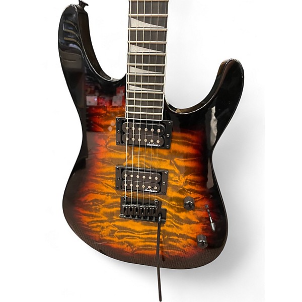Used Jackson JS Series Dinky JS20 DKQ 2PT Tobacco Hollow Body Electric Guitar