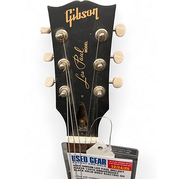 Used Gibson Les Paul Melody Maker 120th Anniversary Black Solid Body Electric Guitar