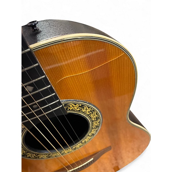 Vintage 1974 Ovation CUSTOM BALLADEER Natural Acoustic Guitar