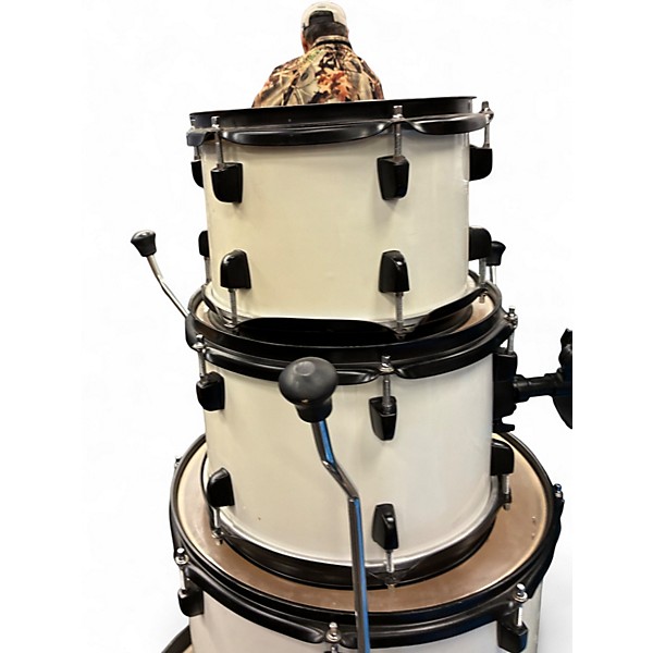 Used Crush Drums & Percussion 4 Piece Alpha Series White Drum Kit