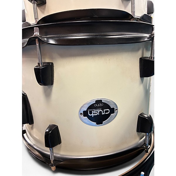 Used Crush Drums & Percussion 4 Piece Alpha Series White Drum Kit