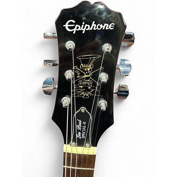 Used Epiphone Les Paul Special II Yellow Solid Body Electric Guitar