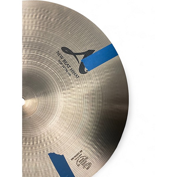 Used Zildjian 14in New Beat Hi Hat Pair Cymbal