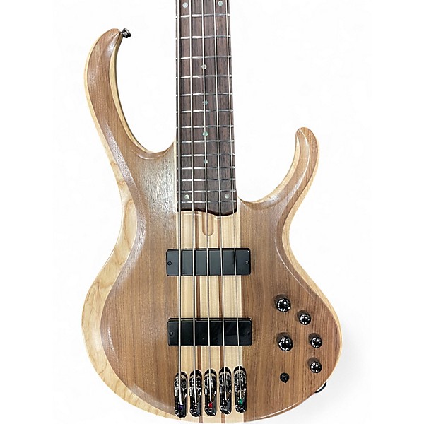 Used Ibanez BTB745 Natural Electric Bass Guitar